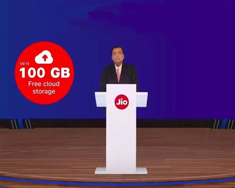Jio Users To Get 100 GB Of Free Cloud Storage! Mukesh .